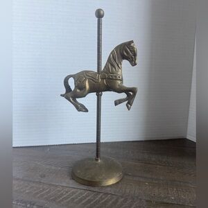 Vintage Brass‎ Carousel Horse